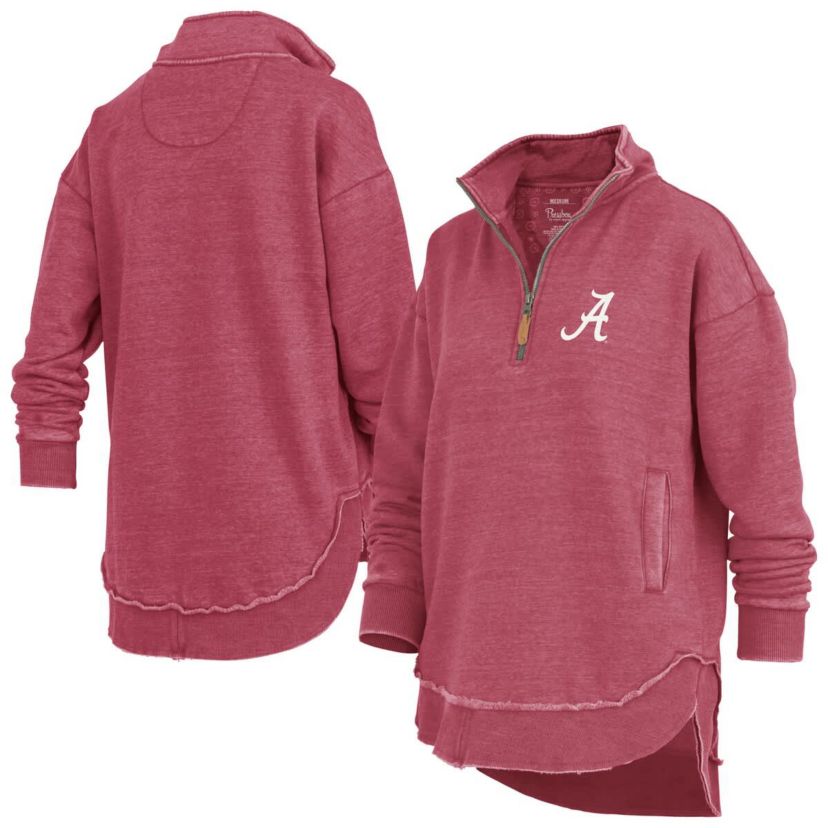 Alabama Crimson Tide NCAA Alabama Tide Northfork Sojourn Poncho Quarter-Zip Sweatshirt