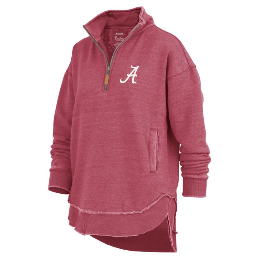 Alabama Crimson Tide NCAA Alabama Tide Northfork Sojourn Poncho Quarter-Zip Sweatshirt