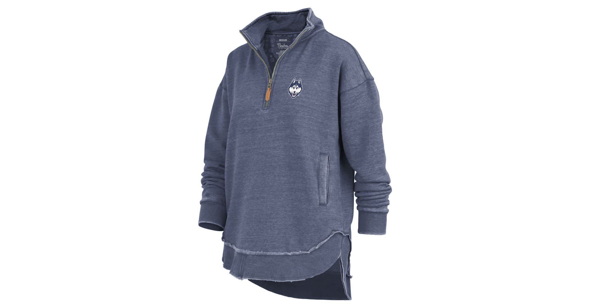 Connecticut Huskies NCAA UConn Huskies Northfork Sojourn Poncho Quarter-Zip Sweatshirt