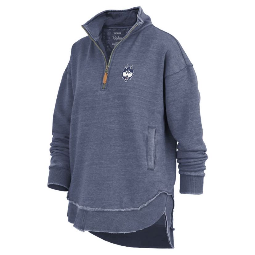 Connecticut Huskies NCAA UConn Huskies Northfork Sojourn Poncho Quarter-Zip Sweatshirt