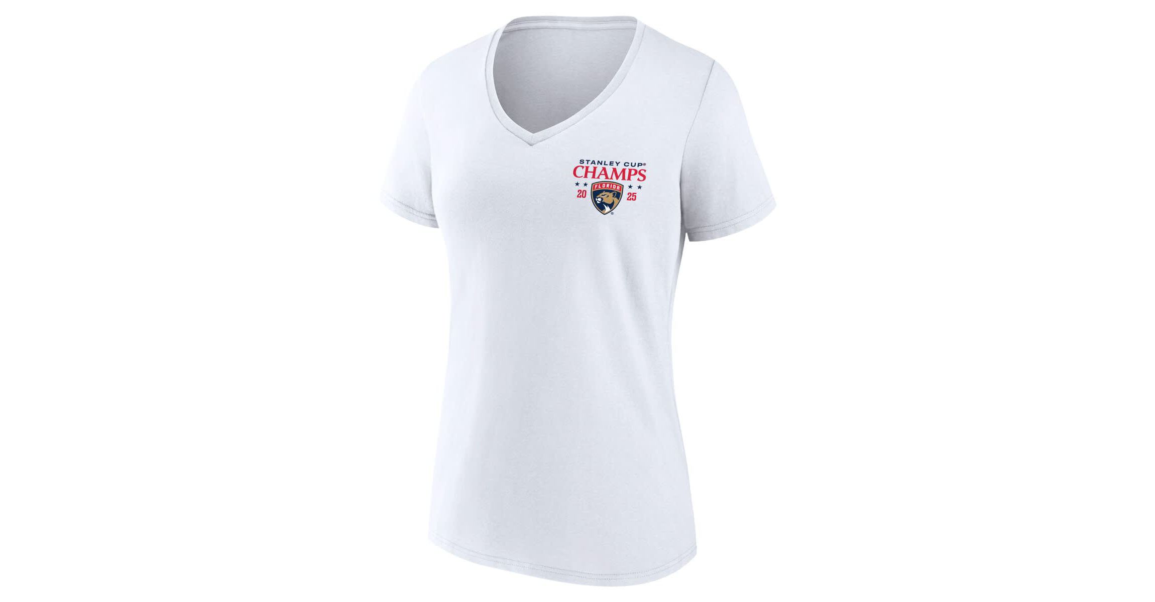 NHL Fanatics Florida Panthers 2025 Stanley Cup s Jersey Roster V-Neck T-Shirt