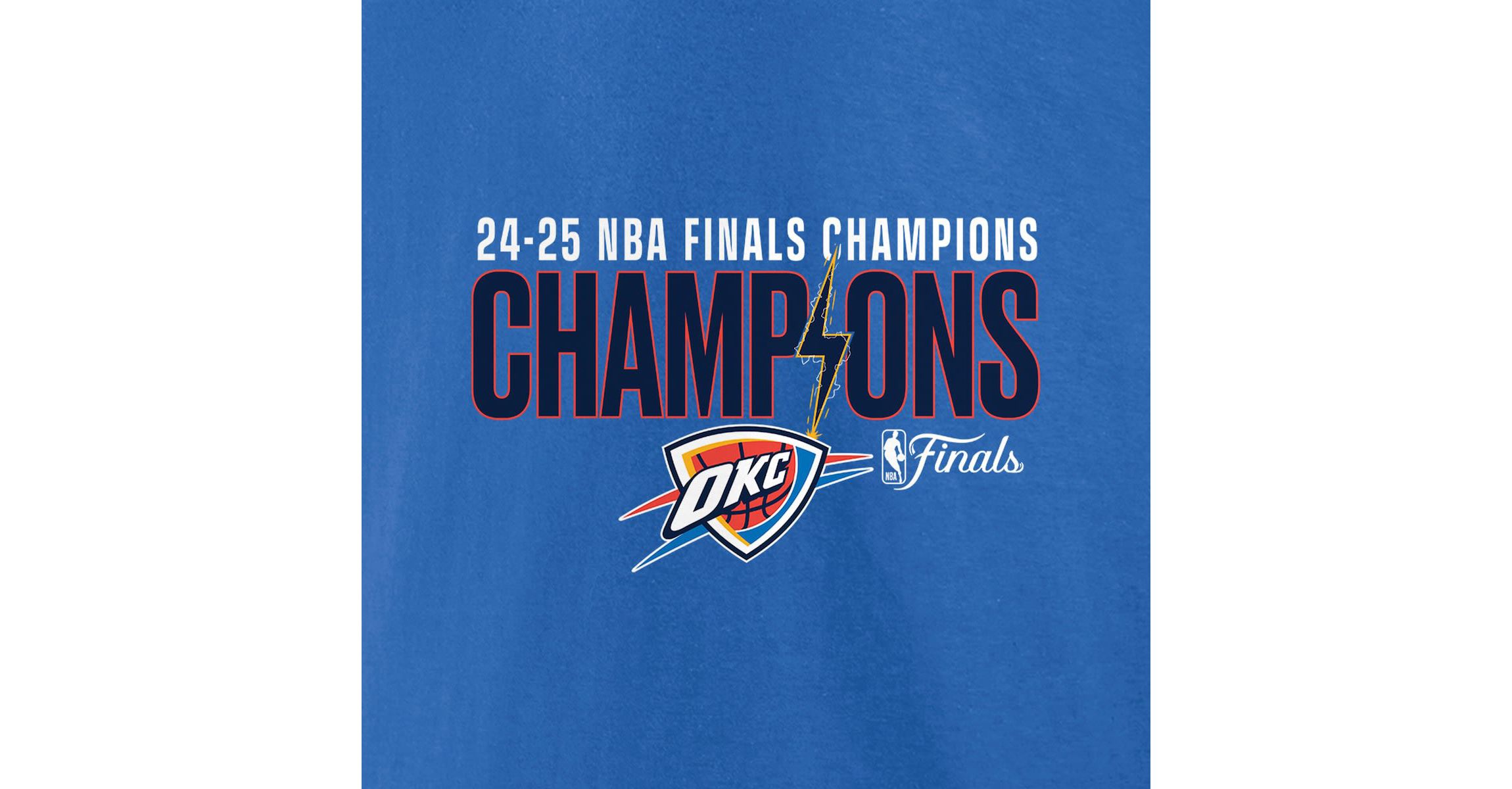 NBA Fanatics Oklahoma City Thunder 2025 NBA Finals s Fast Break Hometown V-Neck T-Shirt