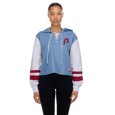 New Era MLB Light Philadelphia Phillies Boxy Lace-Up Hoodie