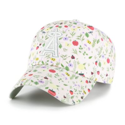 '47 MLB Light Los Angeles Angels Posey Clean Up Adjustable Hat, Pink