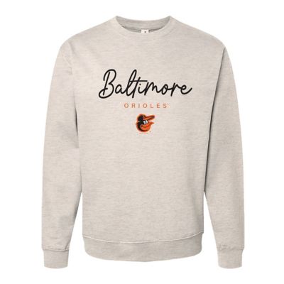 Soft as a Grape MLB Baltimore Orioles Pigment Dye Crewneck Sweatshirt