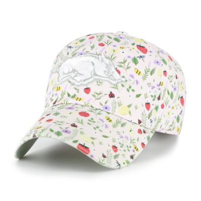 '47 NCAA Light Arkansas Razorbacks Posey Clean Up Adjustable Hat, Pink
