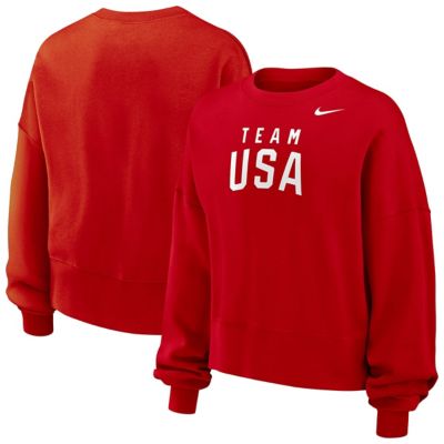 Women's Olympics Nike Team USA Oversized Phoenix Fleece Sweatshirt