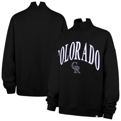 '47 MLB Colorado Rockies Oversized Vantage Mock Neck Sweatshirt