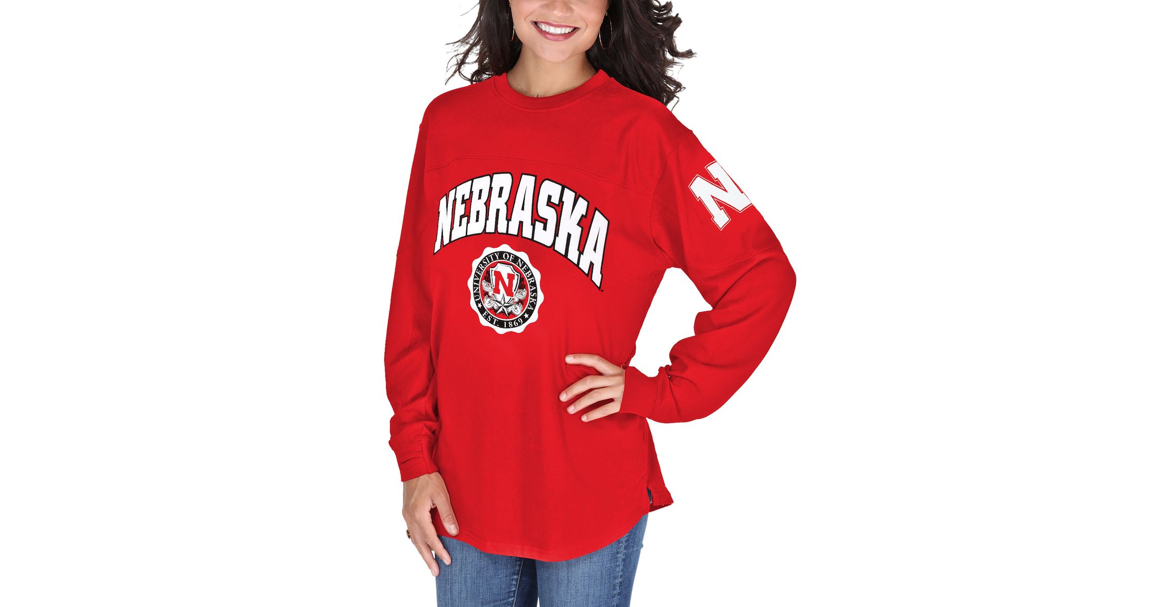 NCAA Nebraska Huskers Edith Long Sleeve T-Shirt