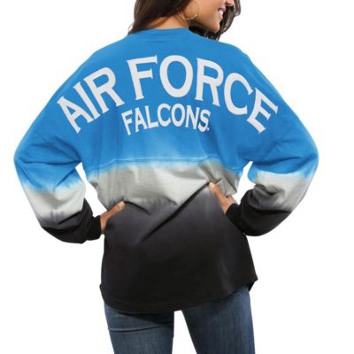NCAA Air Force Falcons Ombre Long Sleeve Dip-Dyed