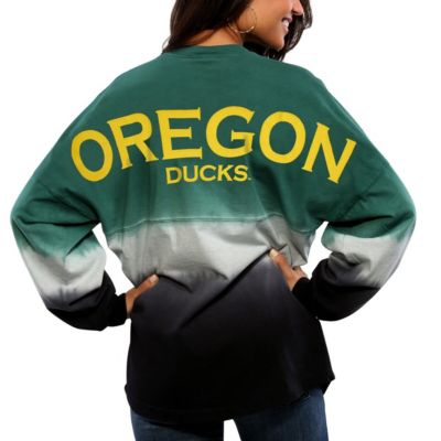 NCAA Oregon Ducks Ombre Long Sleeve Dip-Dyed