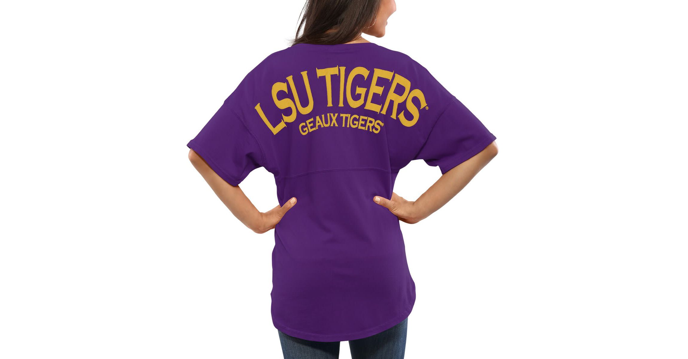 NCAA LSU Tigers Oversized T-Shirt