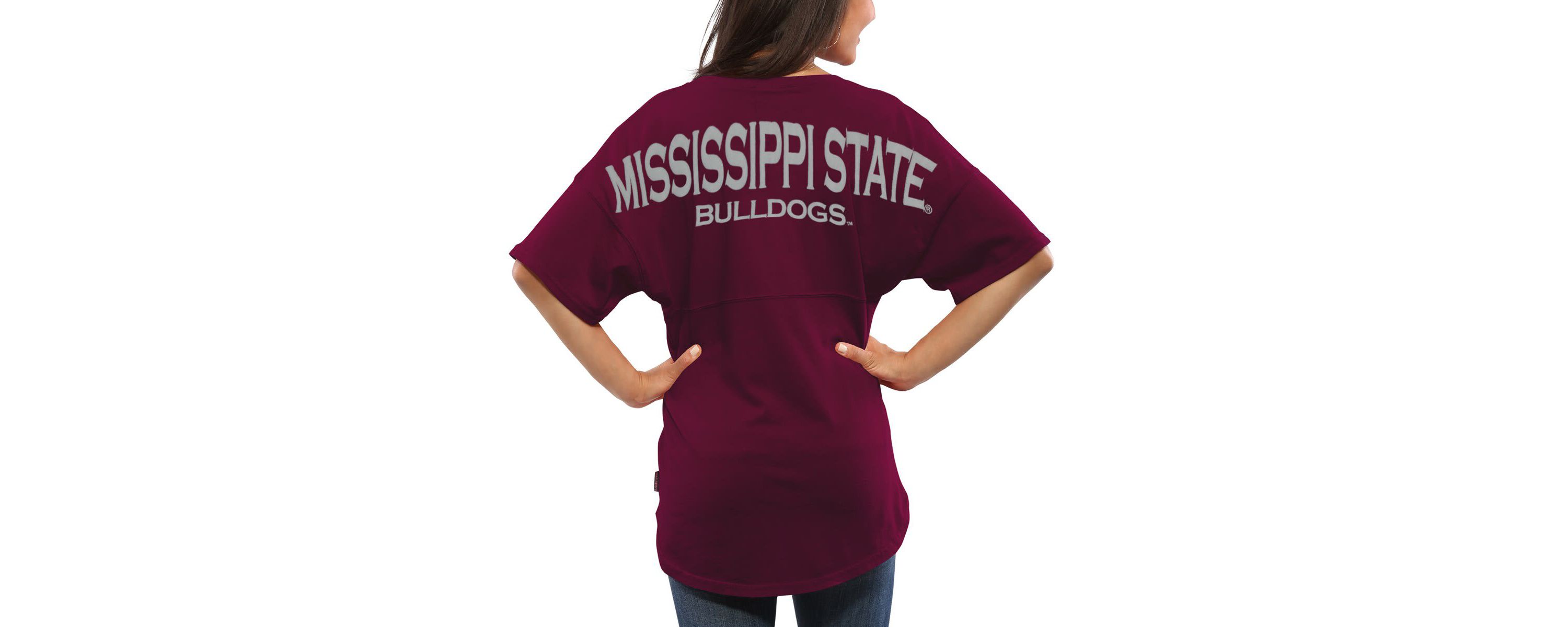 NCAA Mississippi State Bulldogs Oversized T-Shirt