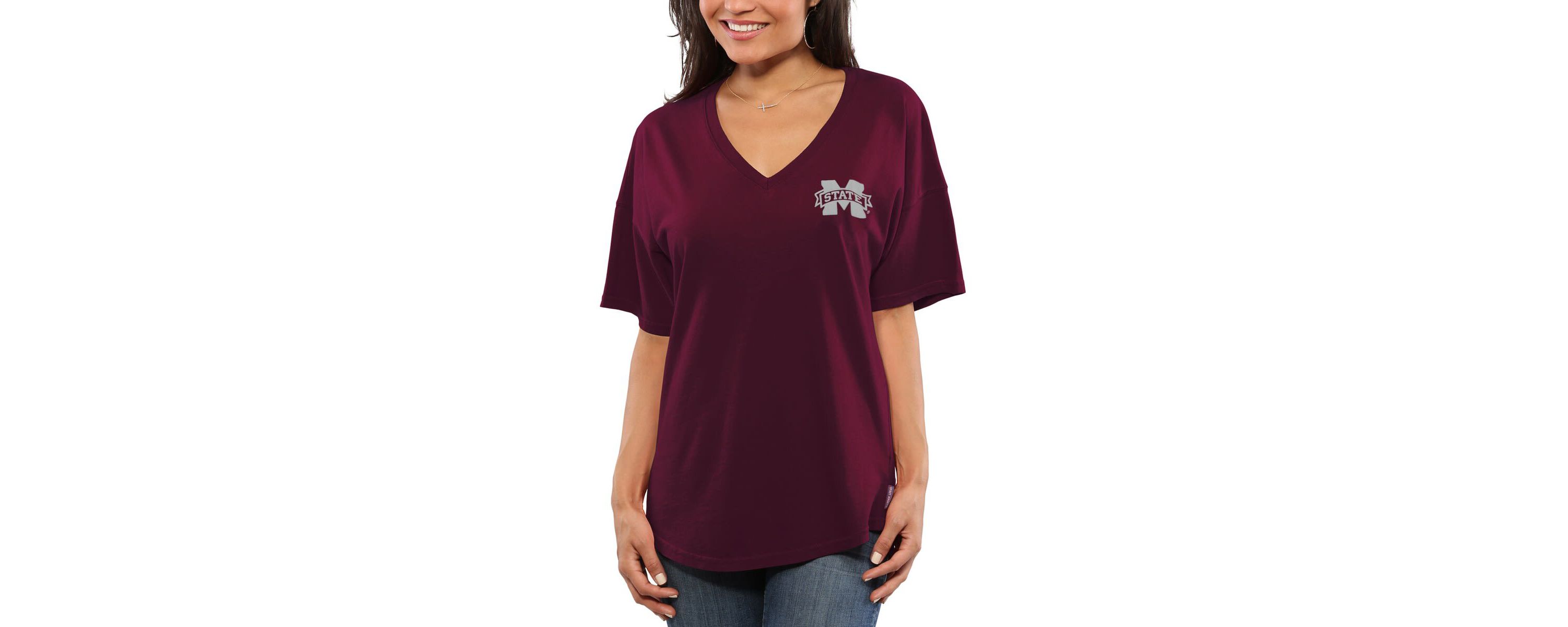 NCAA Mississippi State Bulldogs Oversized T-Shirt