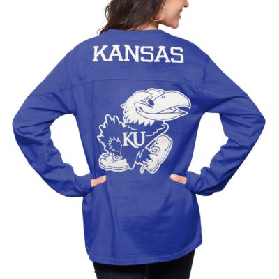 NCAA Kansas Jayhawks The Big Shirt Oversized Long Sleeve T-Shirt