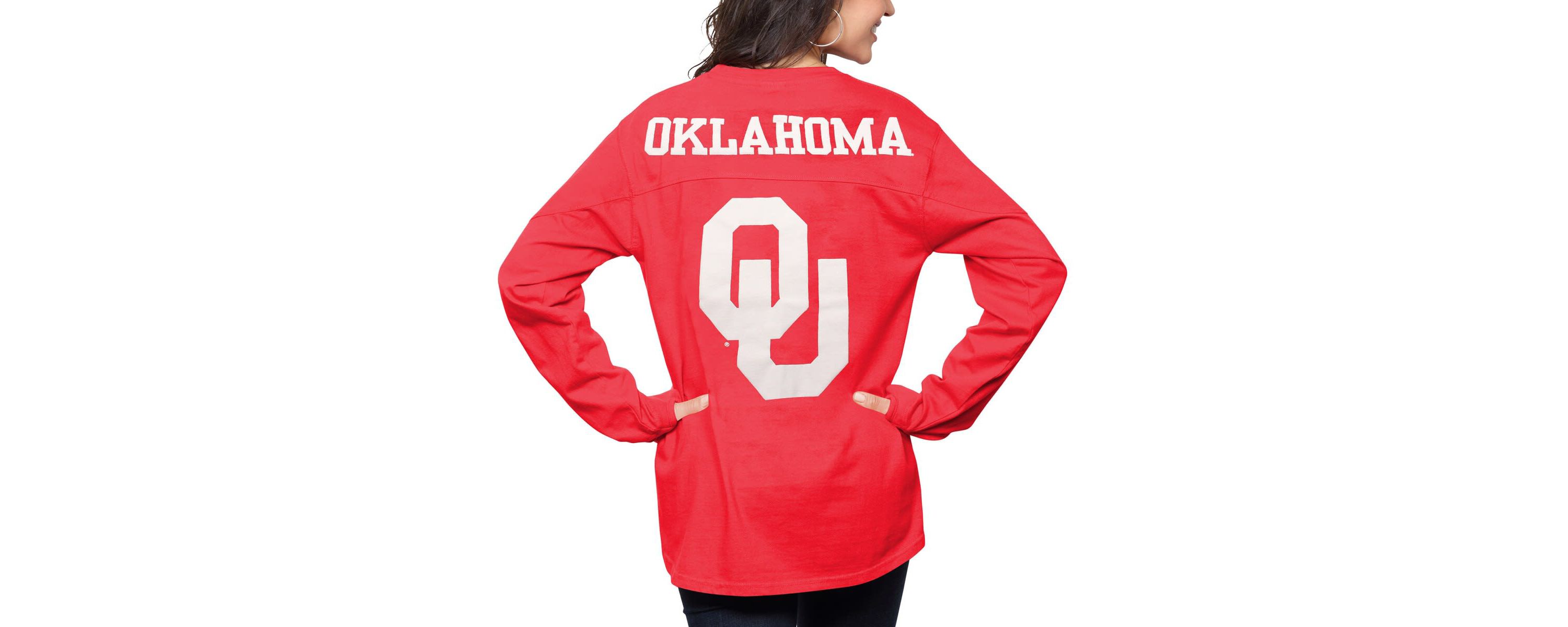NCAA Oklahoma Sooners The Big Shirt Oversized Long Sleeve T-Shirt
