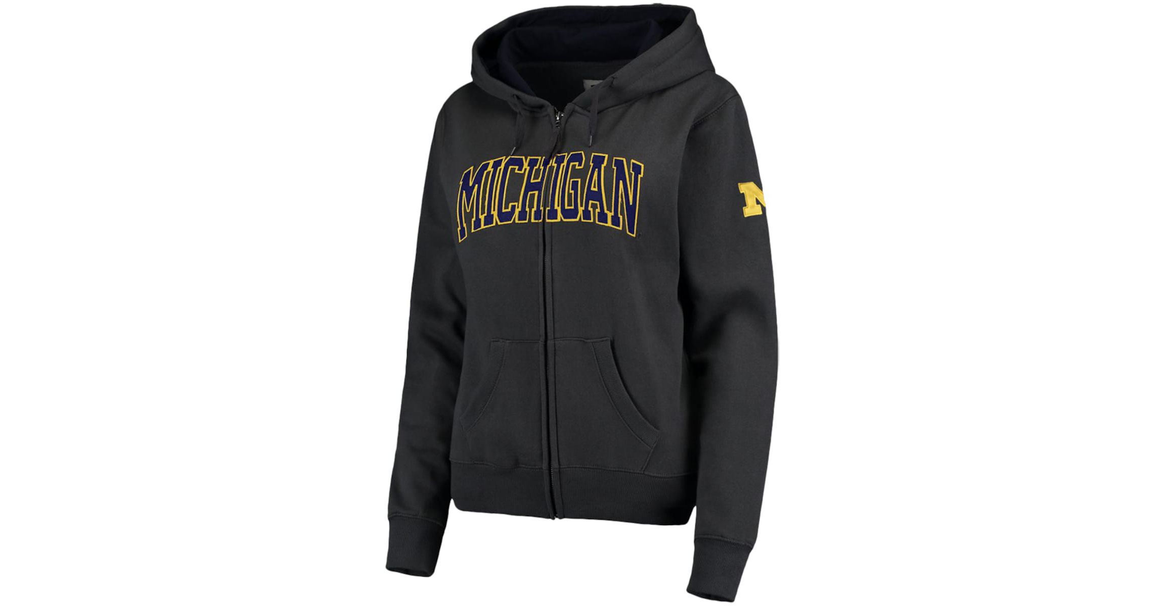 NCAA Michigan Wolverines Arched Name Full-Zip Hoodie