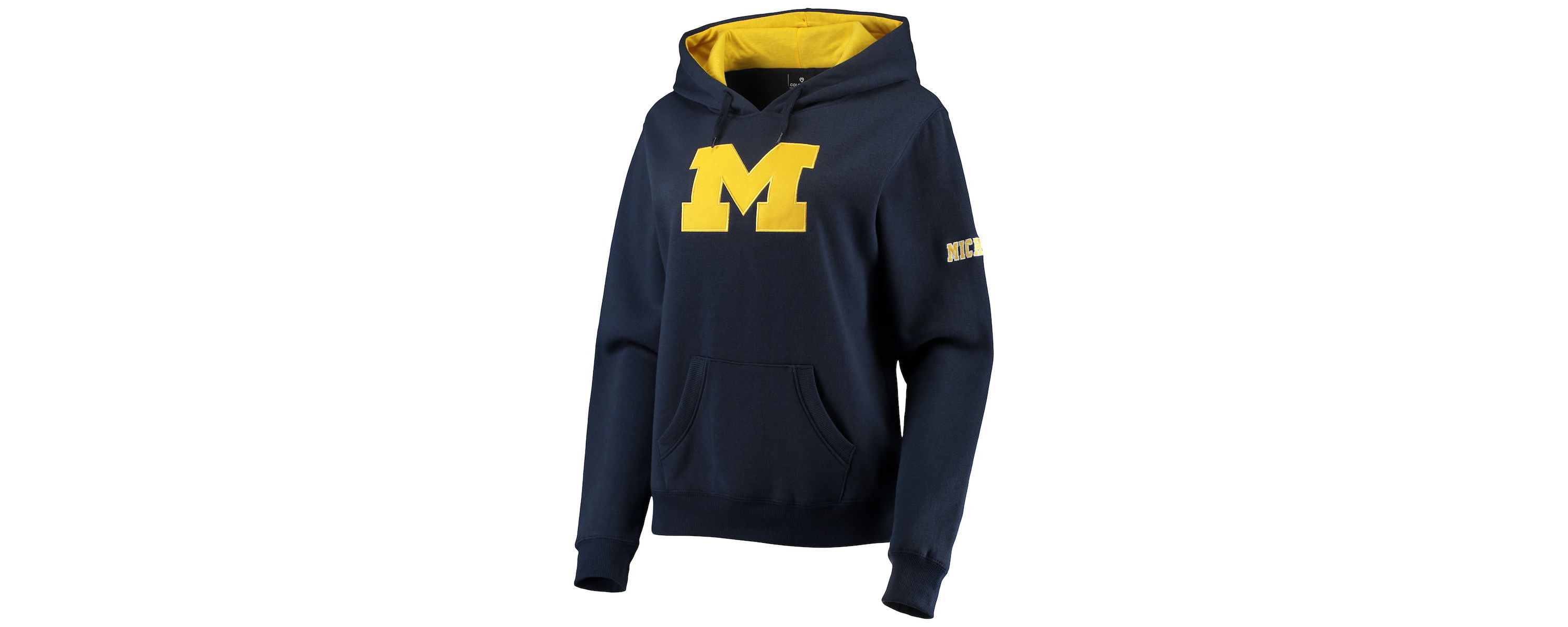 NCAA Michigan Wolverines Big Logo Team Pullover Hoodie