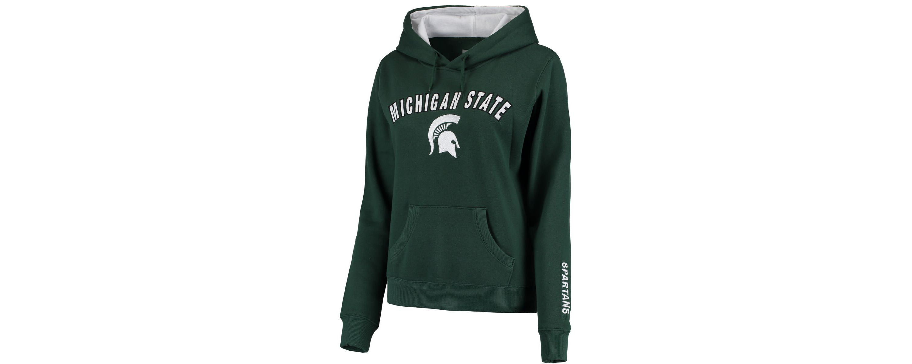 NCAA Michigan State Spartans Arch & Logo 1 Pullover Hoodie