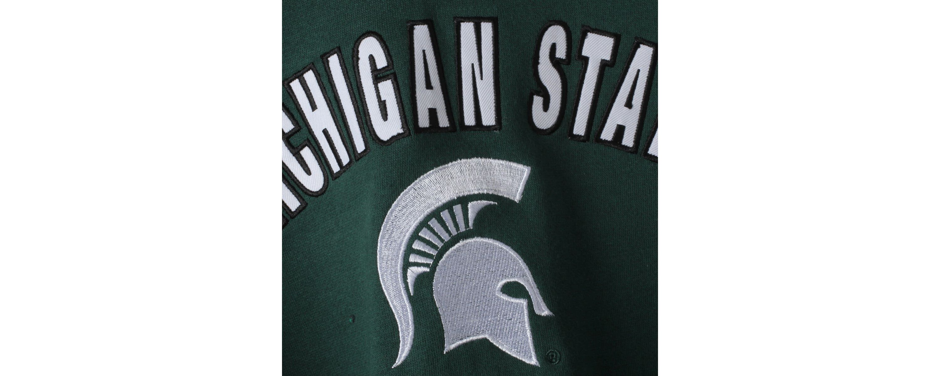 NCAA Michigan State Spartans Arch & Logo 1 Pullover Hoodie