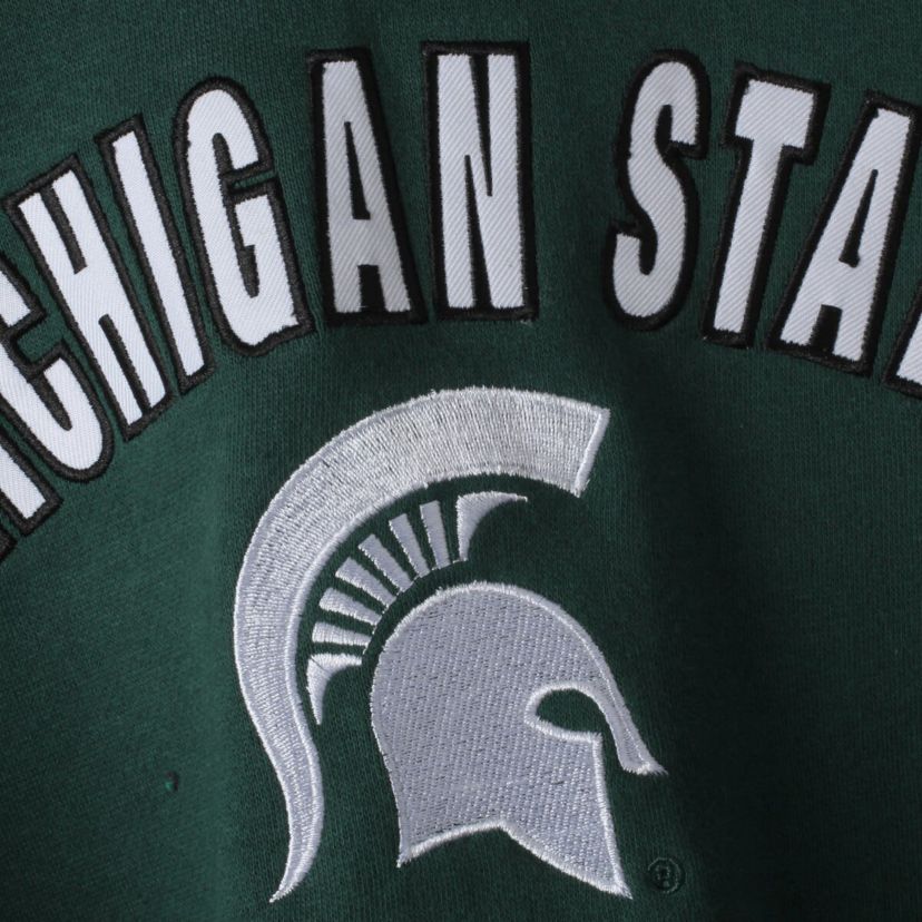 NCAA Michigan State Spartans Arch & Logo 1 Pullover Hoodie