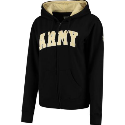 Army Black Knights NCAA Army Knights Helmet Arched Name Full-Zip Sweatshirt