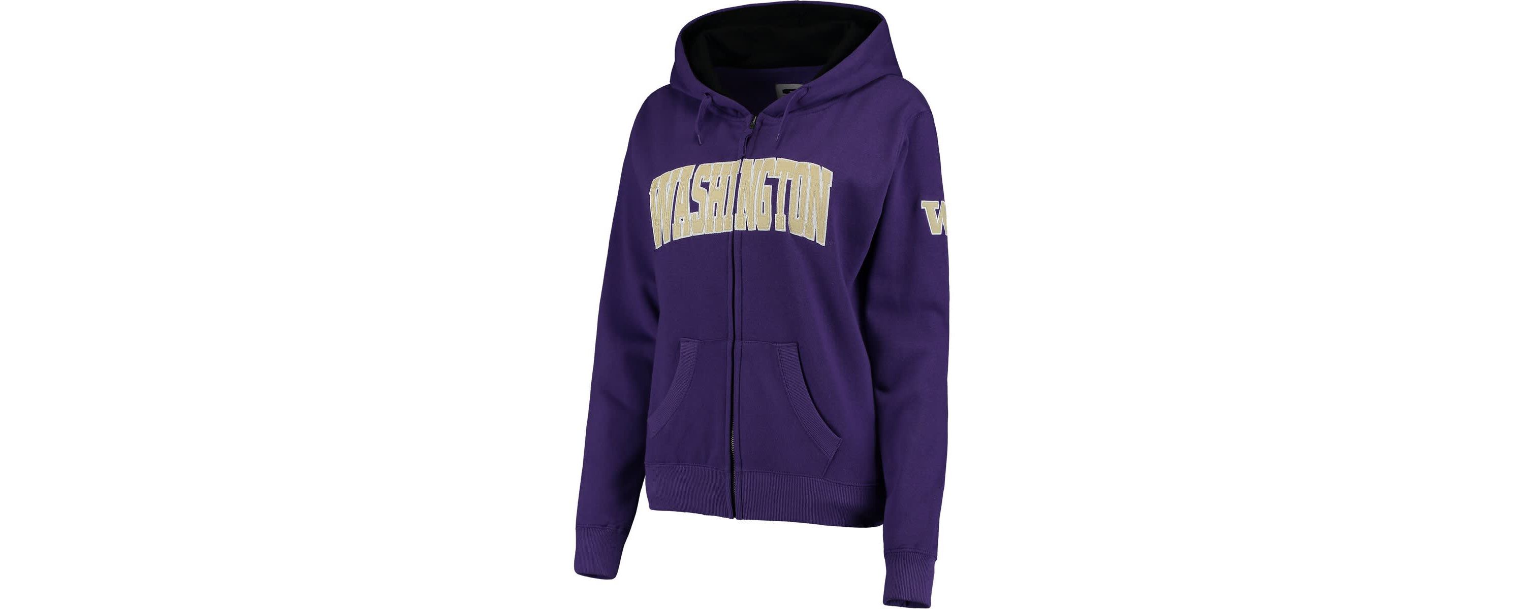 NCAA Washington Huskies Arched Name Full-Zip Sweatshirt