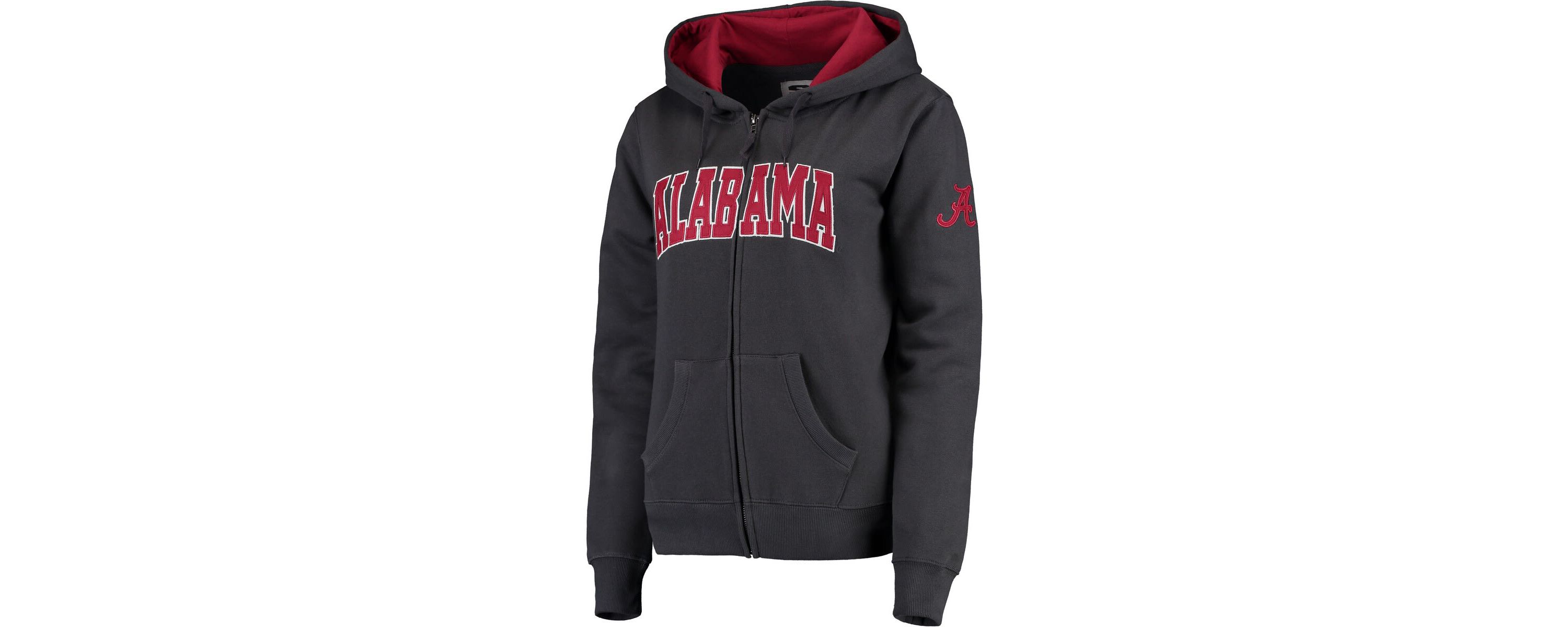 Alabama Crimson Tide NCAA Alabama Tide Arched Name Full-Zip Hoodie