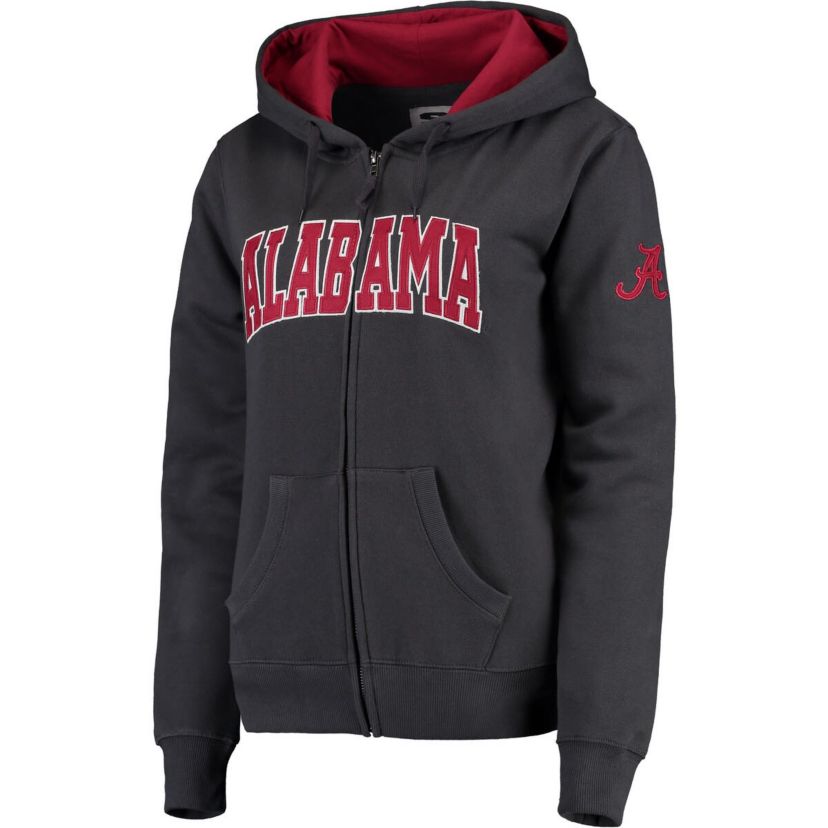 Alabama Crimson Tide NCAA Alabama Tide Arched Name Full-Zip Hoodie
