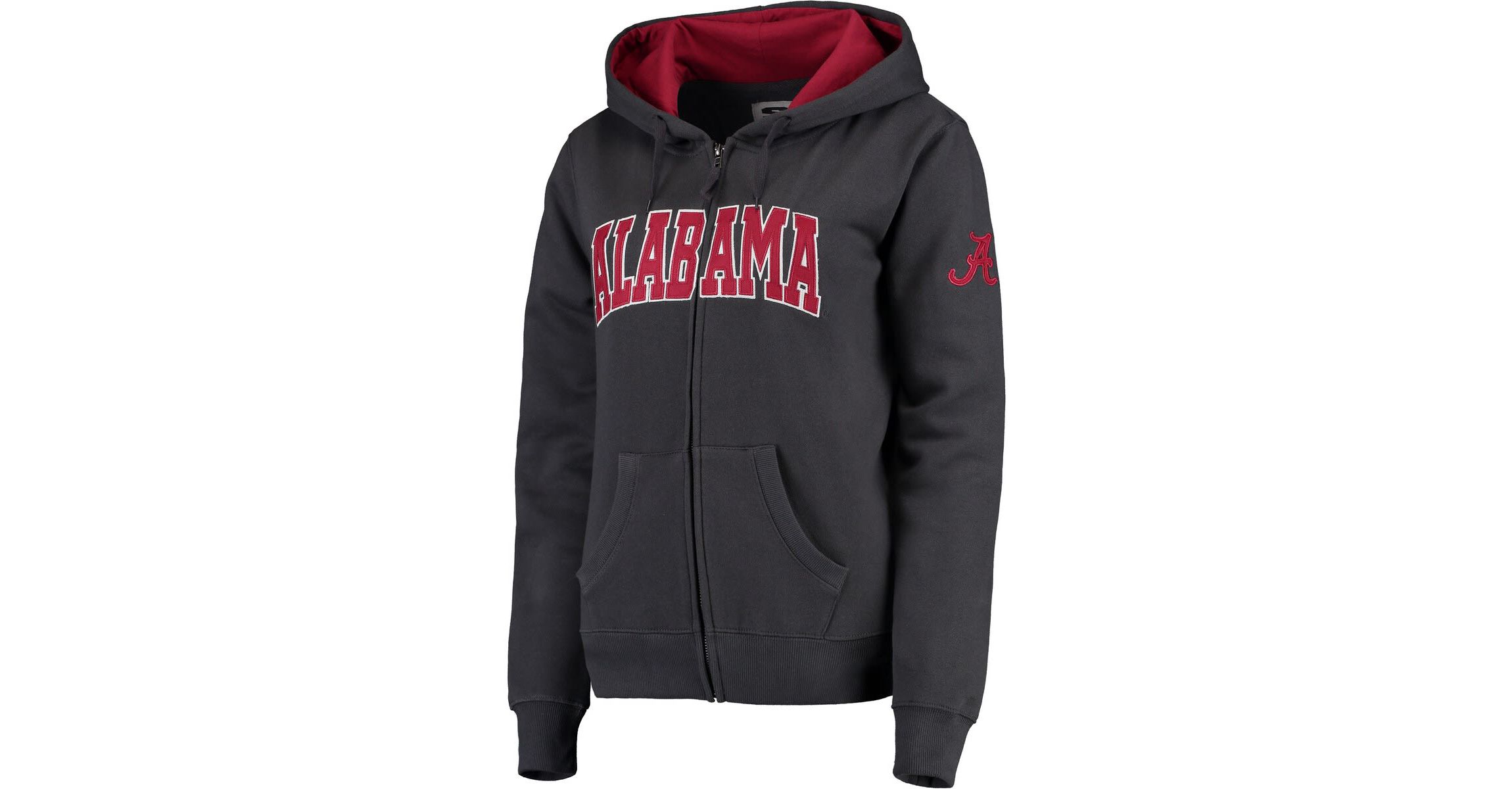 Alabama Crimson Tide NCAA Alabama Tide Arched Name Full-Zip Hoodie