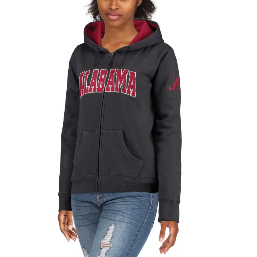 Alabama Crimson Tide NCAA Alabama Tide Arched Name Full-Zip Hoodie