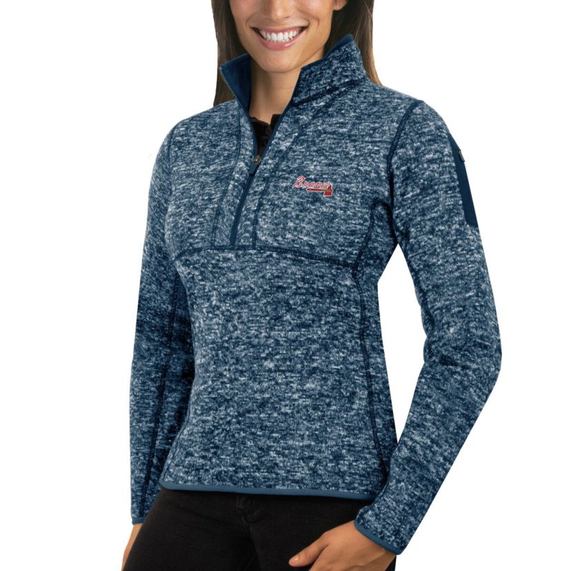 MLB ed Atlanta Braves Fortune Half-Zip Pullover Sweater