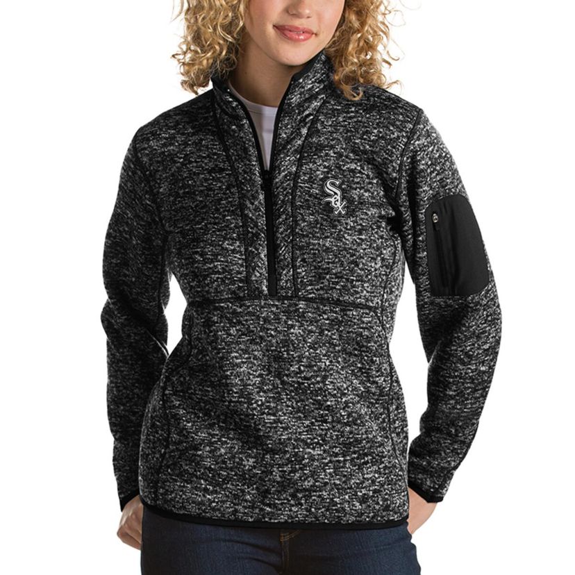 Chicago White Sox MLB ed Chicago Sox Fortune Half-Zip Pullover Sweater