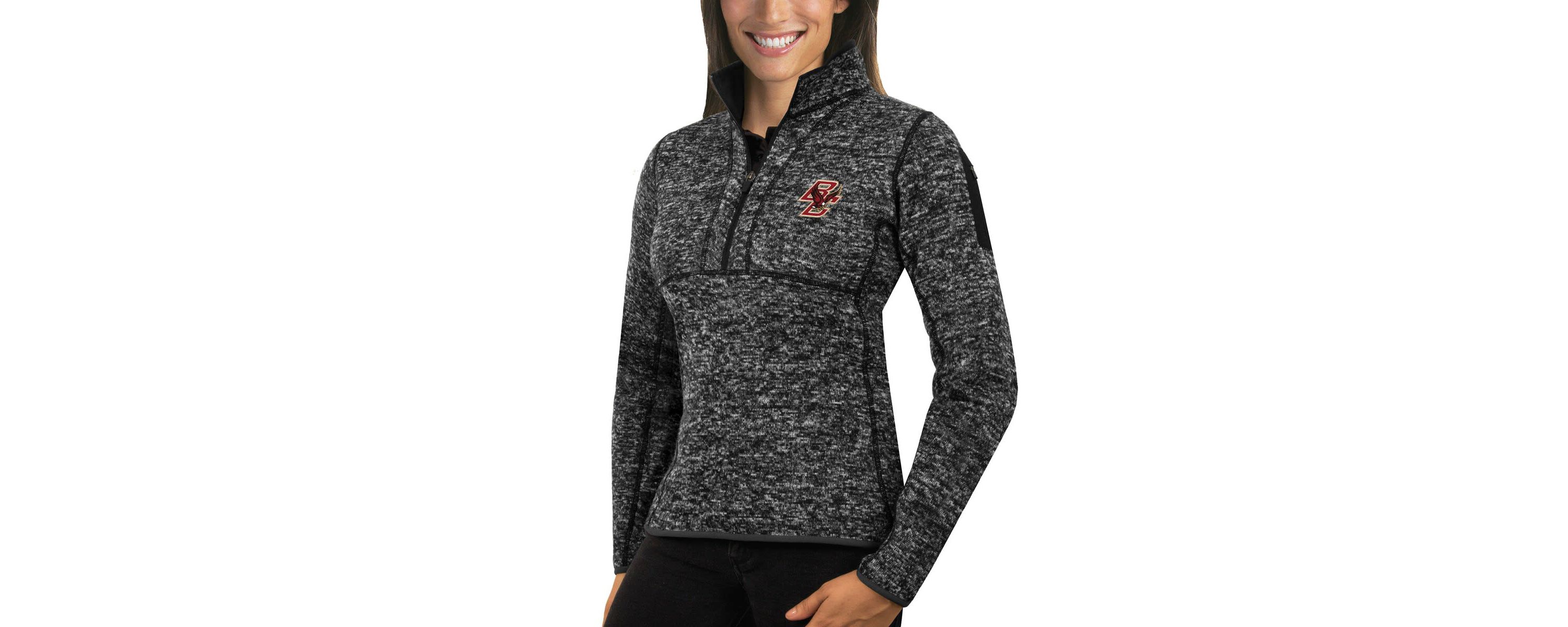 Boston College Eagles NCAA Boston NCAA Eagles Fortune 1/2-Zip Pullover Sweater