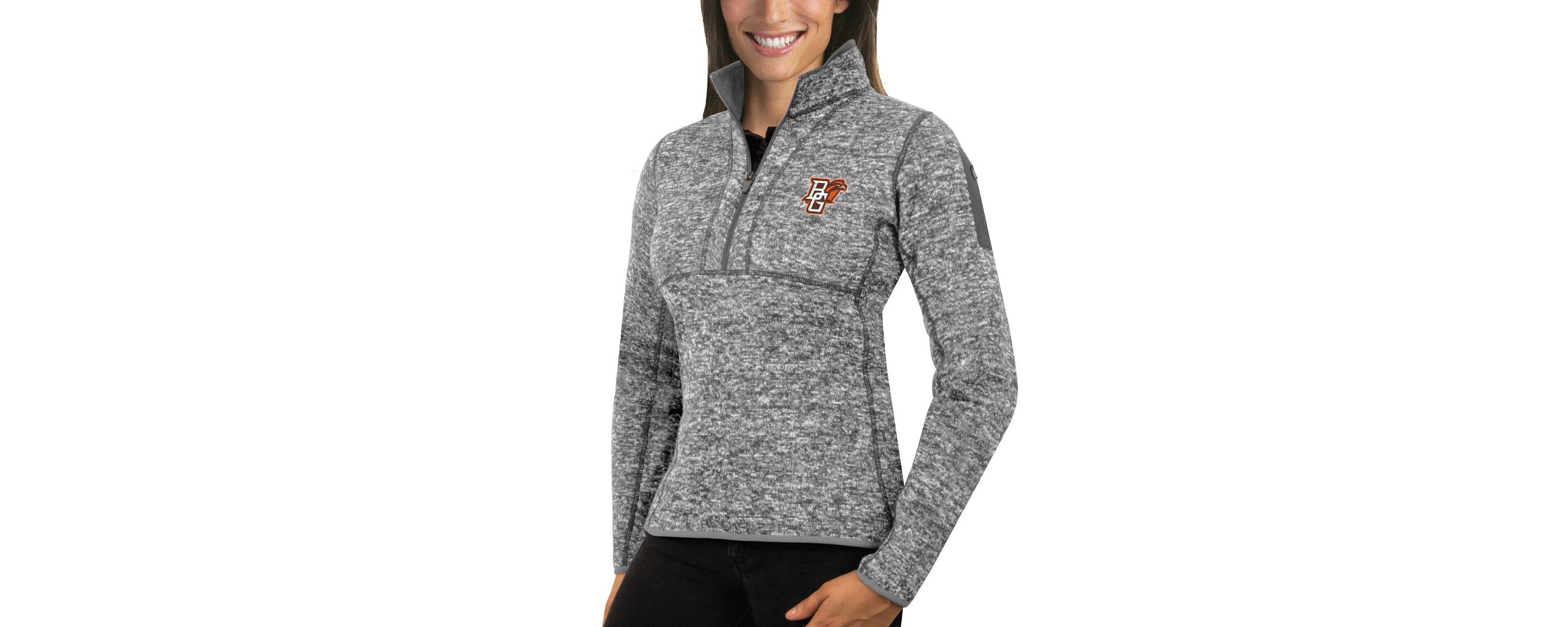 Bowling Green Falcons NCAA Bowling St. Falcons Fortune 1/2-Zip Pullover Sweater
