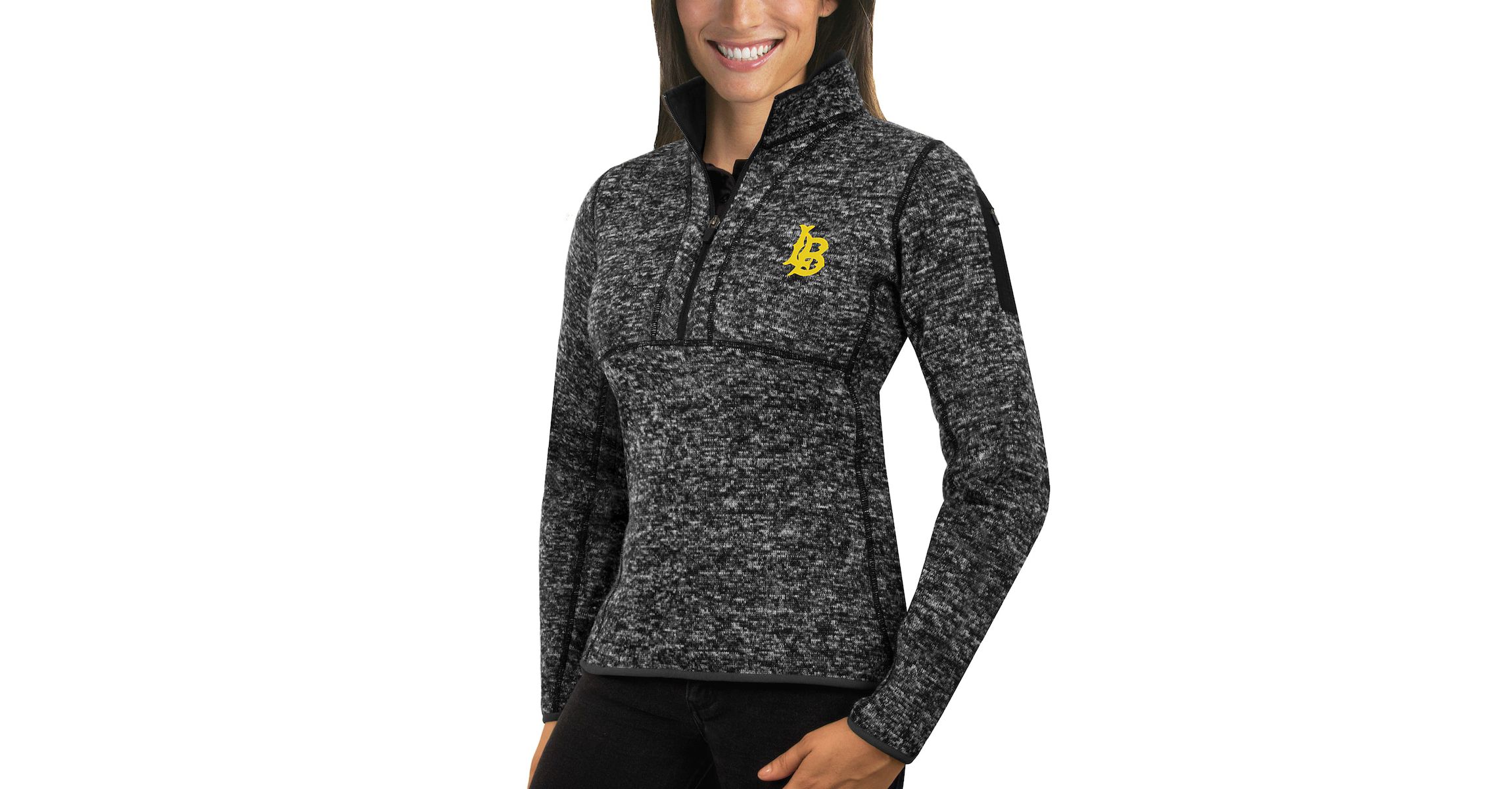 NCAA Cal State Long Beach The Beach Fortune 1/2-Zip Pullover Sweater