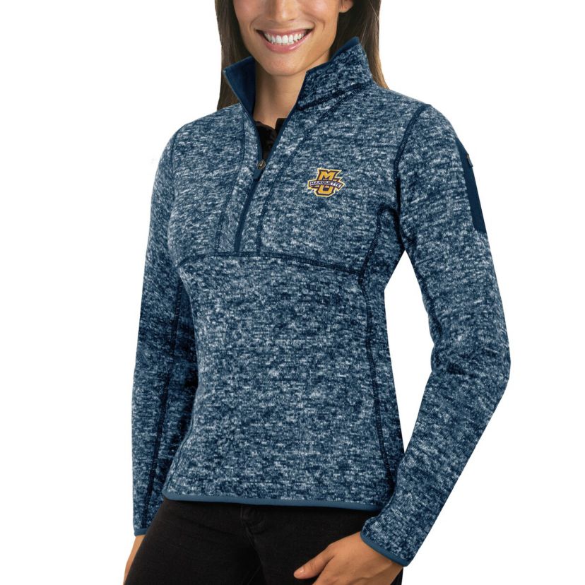 NCAA Marquette Golden Eagles Fortune 1/2-Zip Pullover Sweater