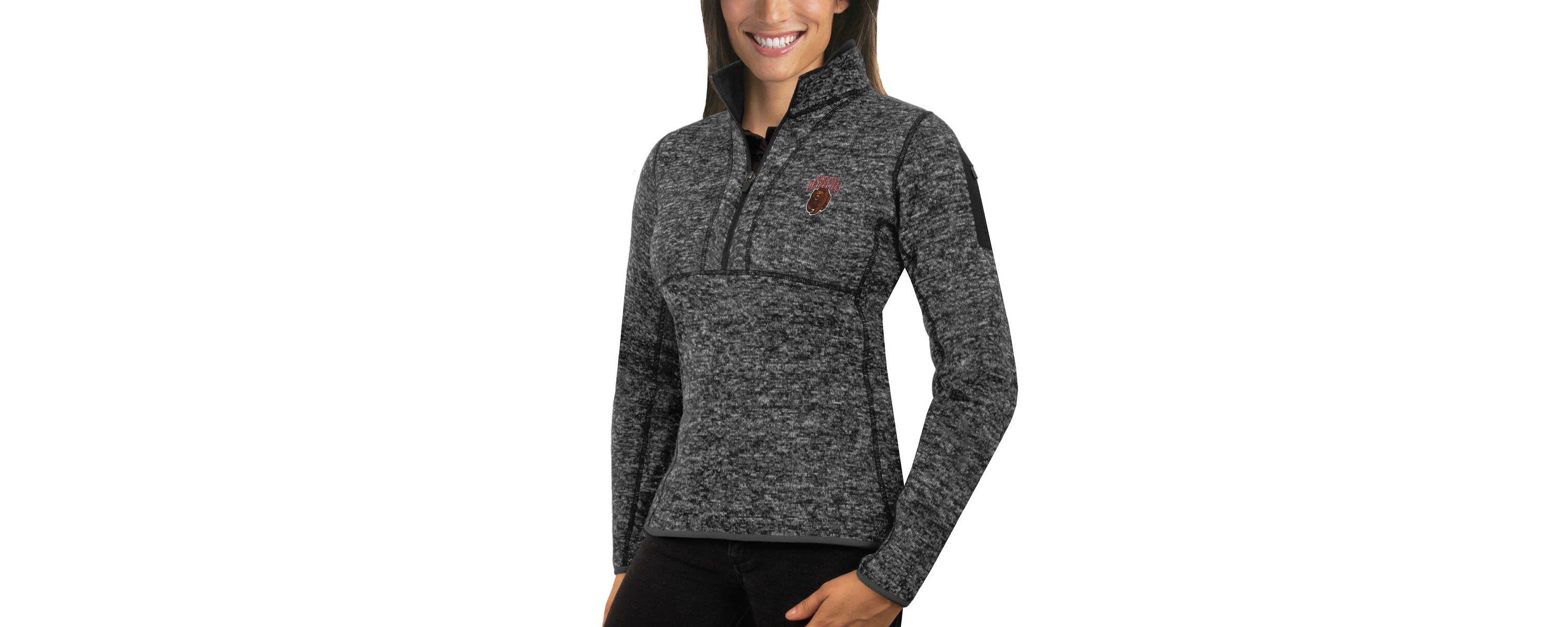 NCAA Montana Grizzlies Fortune 1/2-Zip Pullover Sweater