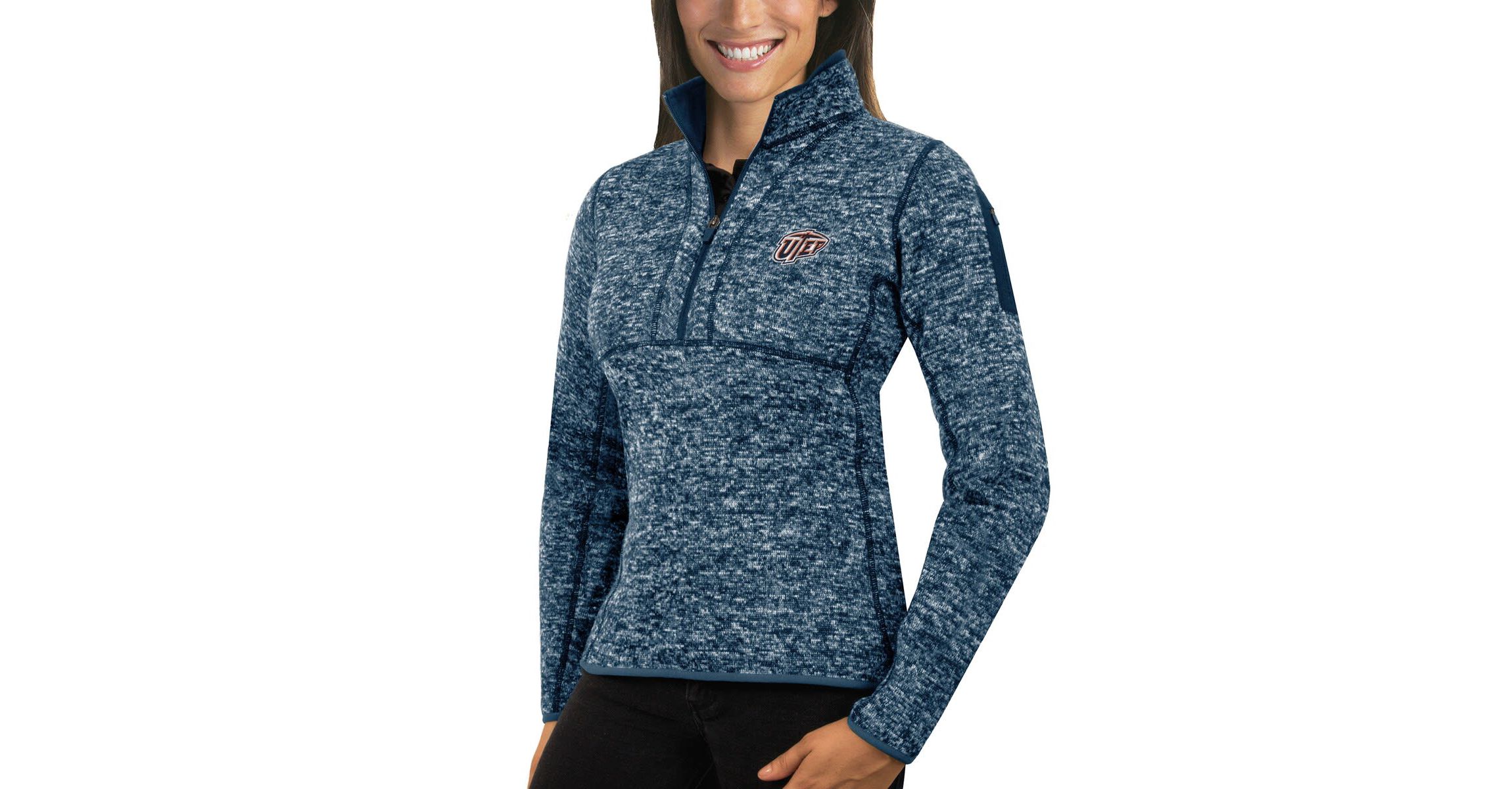 NCAA UTEP Miners Fortune 1/2-Zip Pullover Sweater