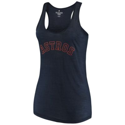 Soft as a Grape MLB Houston Astros Plus Size Swing for the Fences Racerback Tank Top