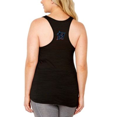 MLB Miami Marlins Plus Swing for the Fences Racerback Tank Top