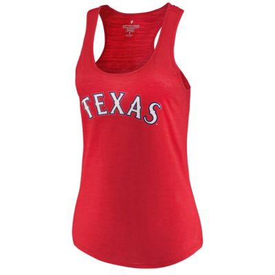 MLB Texas Rangers Plus Swing for the Fences Racerback Tank Top