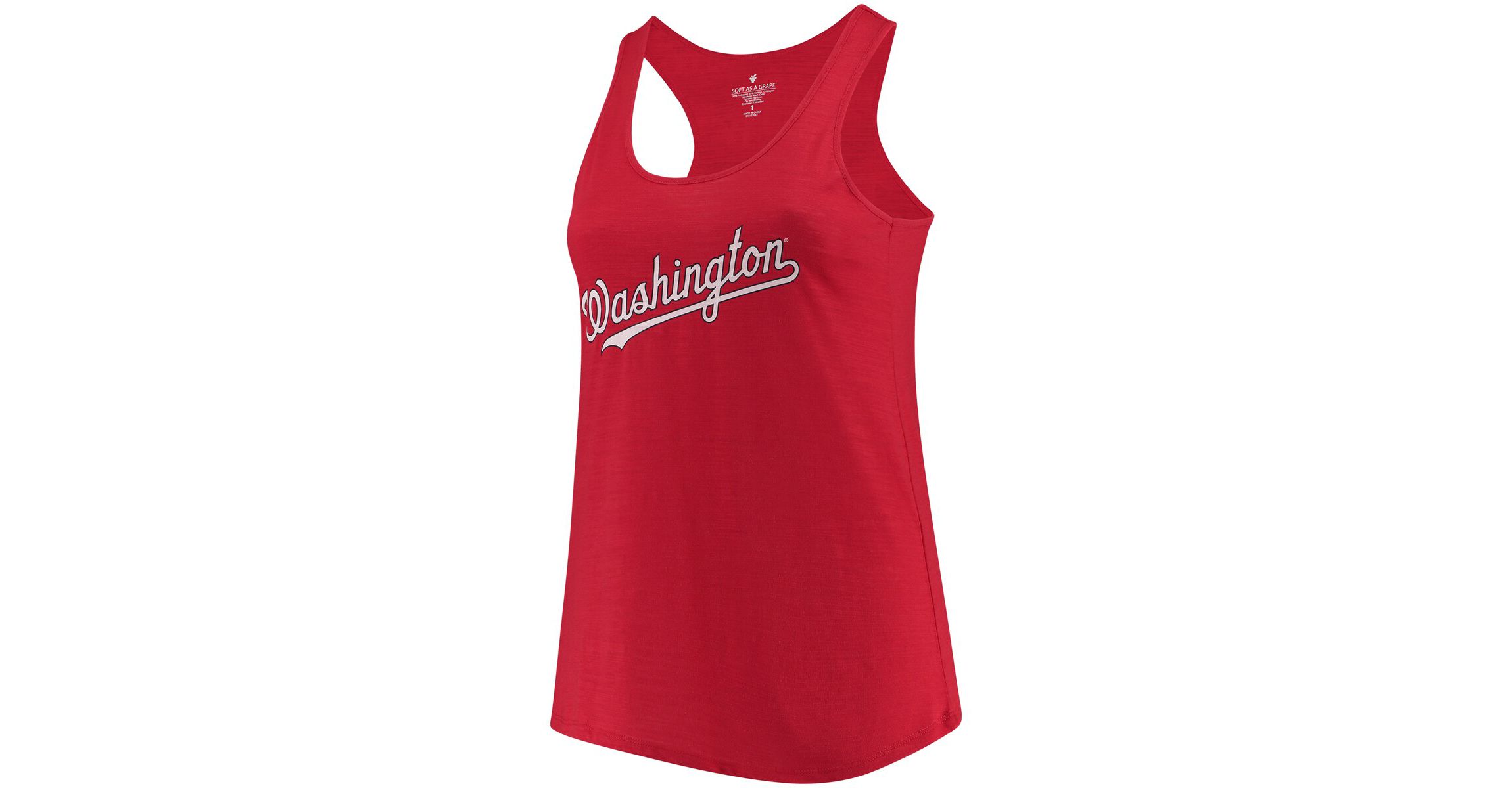 MLB Washington Nationals Plus Size Swing for the Fences Racerback Tank Top