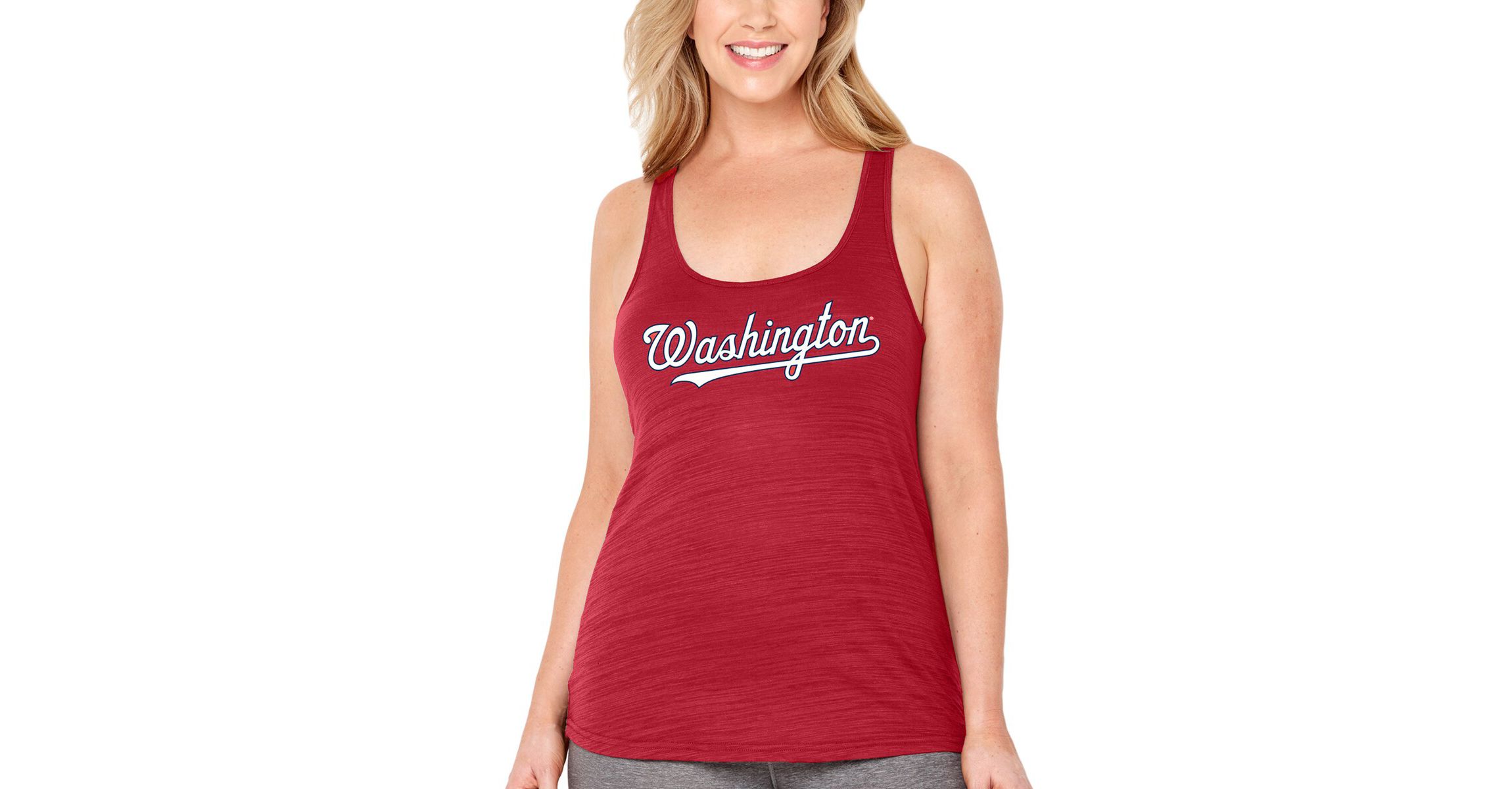 MLB Washington Nationals Plus Size Swing for the Fences Racerback Tank Top