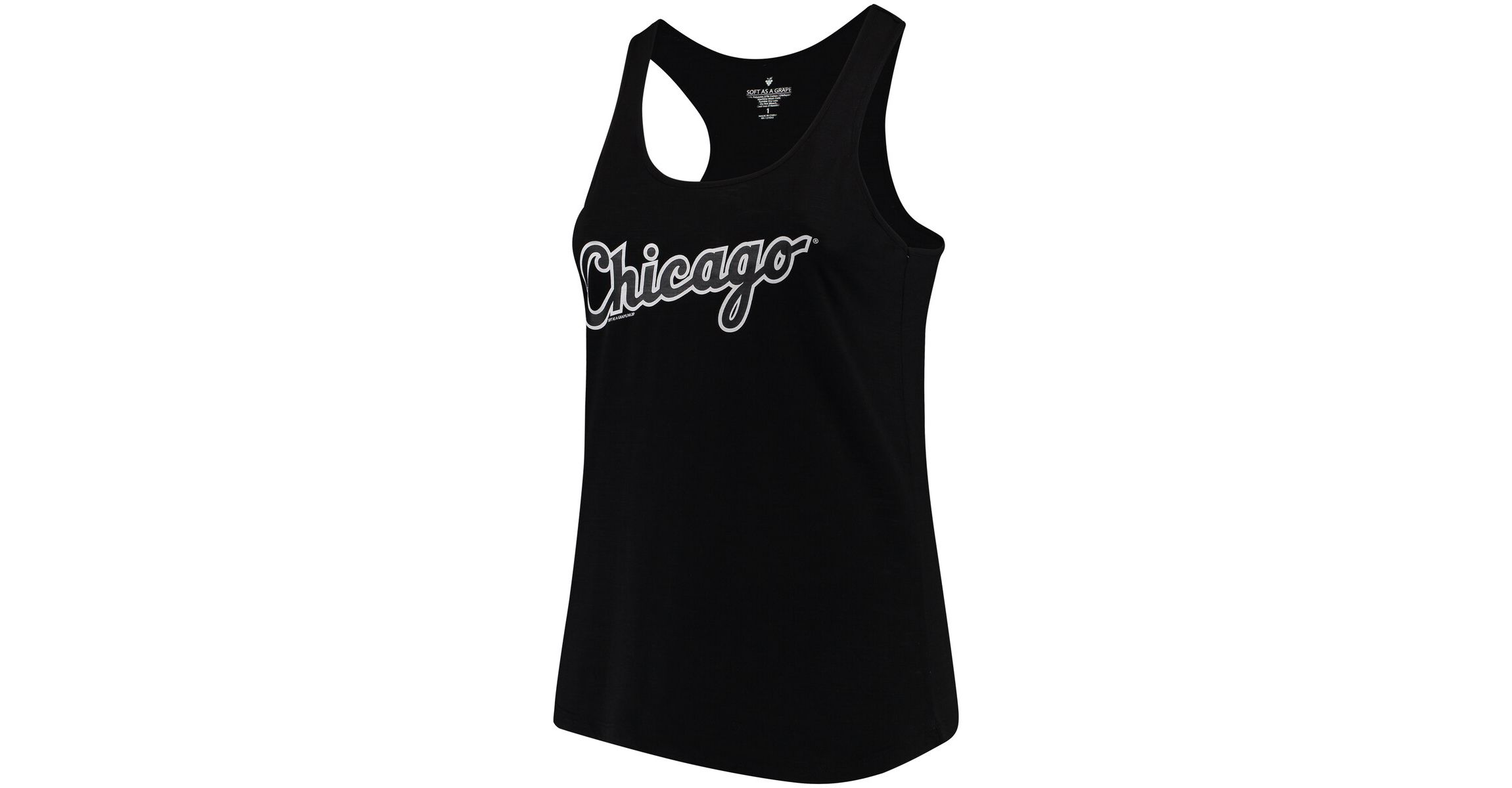 Chicago White Sox MLB Chicago Sox Plus Size Swing for the Fences Racerback Tank Top