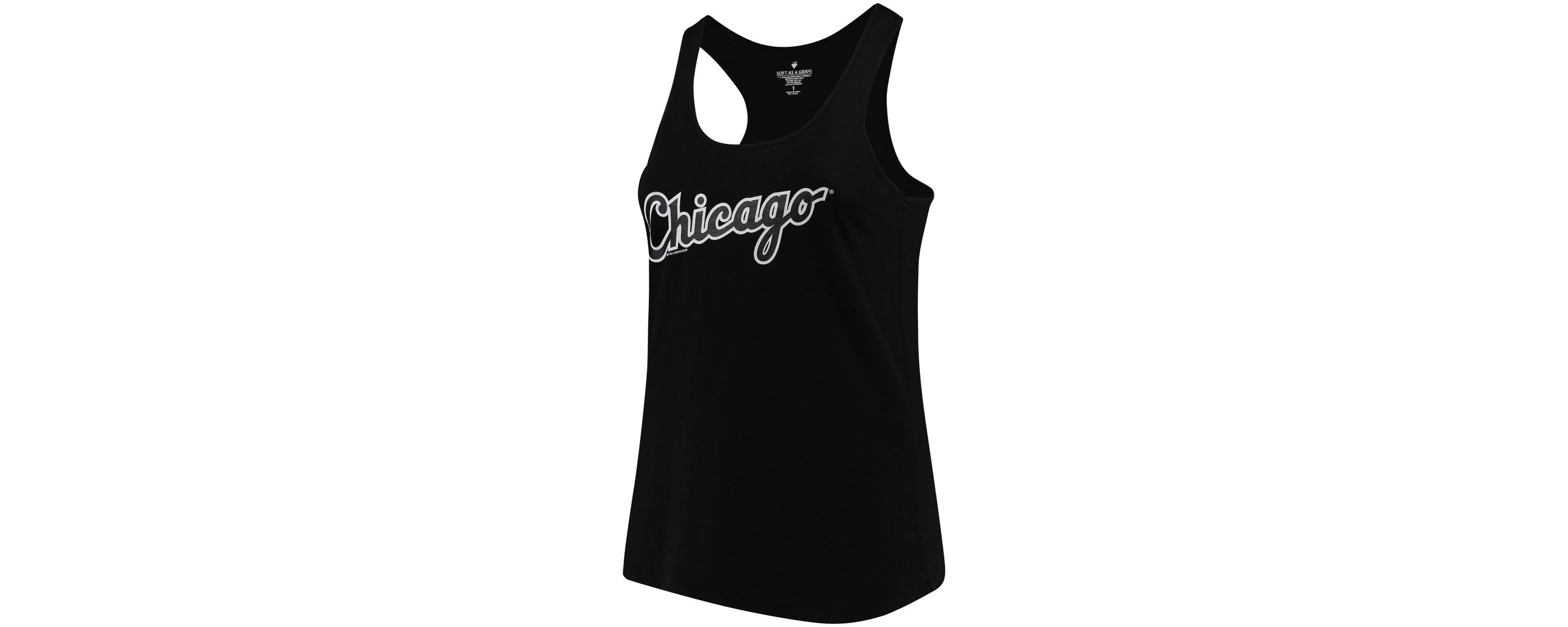Chicago White Sox MLB Chicago Sox Plus Size Swing for the Fences Racerback Tank Top