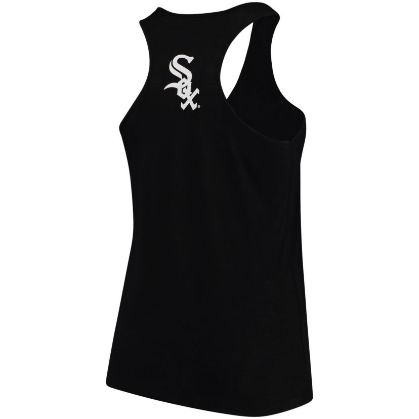 Chicago White Sox MLB Chicago Sox Plus Size Swing for the Fences Racerback Tank Top