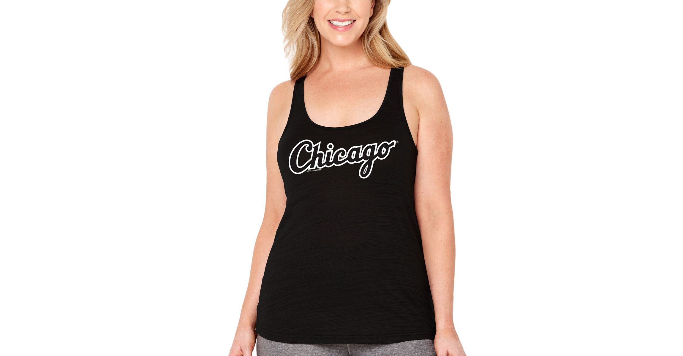 Chicago White Sox MLB Chicago Sox Plus Size Swing for the Fences Racerback Tank Top