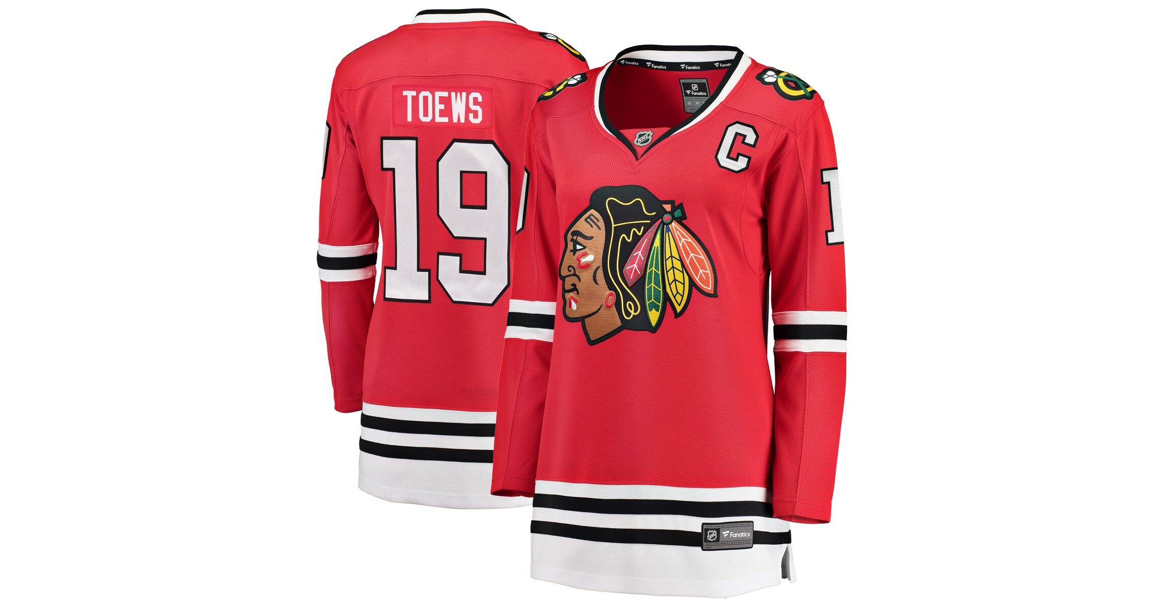 NHL Fanatics Jonathan Toews Chicago Blackhawks Home Breakaway Jersey