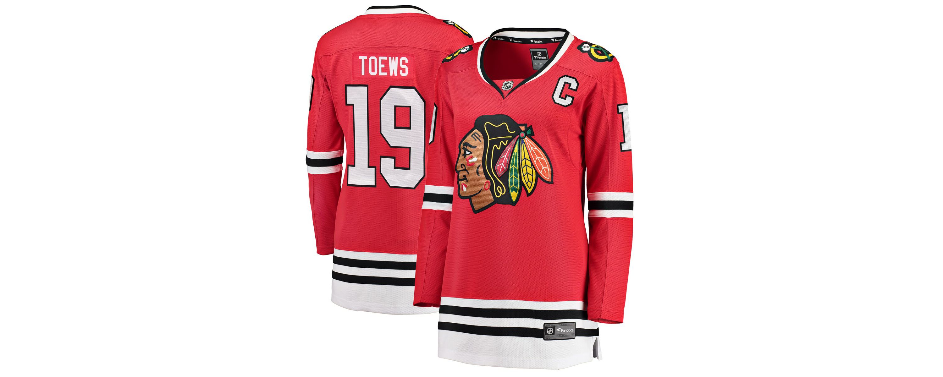 NHL Fanatics Jonathan Toews Chicago Blackhawks Home Breakaway Jersey